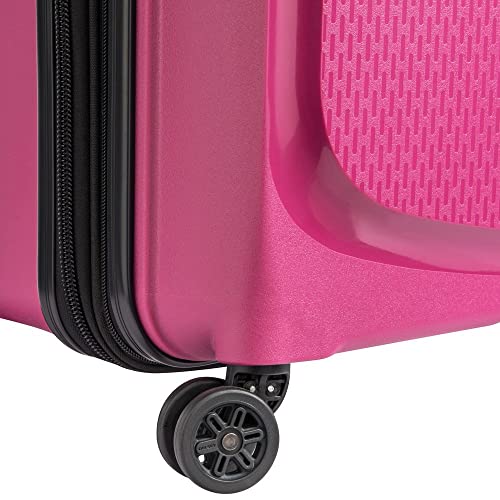 DELSEY PARIS - BELMONT PLUS - Large Rigid Suitcase extendable - 76x52x34cm - 110 liters - L - Raspberry