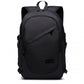 Kono Business Laptop Backpack With USB Charging Port - Black