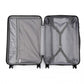 Kono 19 Inch Abs Hard Shell Suitcase Luggage - Grey