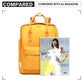Kono Large Polyester Laptop Backpack - Yellow