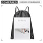 Kono Polyester Drawstring Backpack - Black