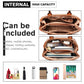 Miss Lulu Silk Scarf Shoulder Bag - Brown