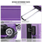 Kono Abs Sculpted Horizontal Design 24 Inch Suitcase - Purple