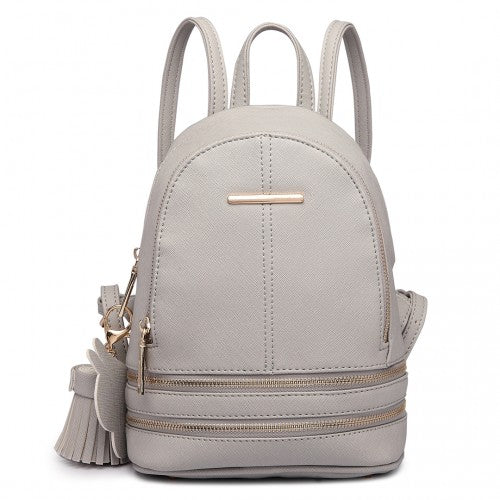 Miss Lulu Leather Look Small Fashion Backpack