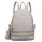 Miss Lulu Leather Look Small Fashion Backpack