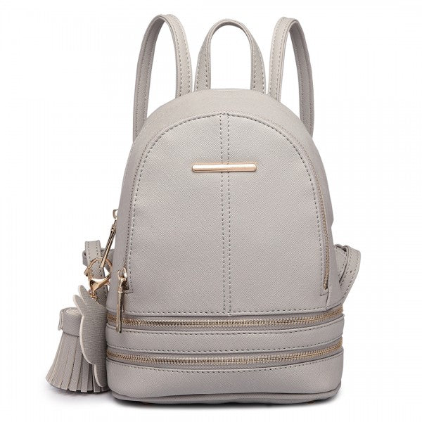 Miss Lulu Leather Look Small Fashion Backpack