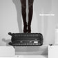 Kono 28 Inch Multi Texture Hard Shell Pp Suitcase - Classic Collection - Black