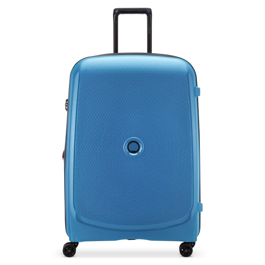 DELSEY PARIS - BELMONT PLUS - Large Rigid Suitcase extendable - 76x52x34 cm - 110 liters - L - Zinc Blue