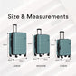 ANTLER - Cabin Suitcase - Clifton Luggage - Size Cabin, Mineral - 20x40x55, Lightweight Suitcase for Travel & Holidays - Spinner Carry On Suitcase with 4 Wheels & Twist Grip Handle -TSA Approved Locks