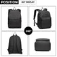 Kono Large Functional Basic Backpack - Black
