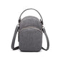 Kono Compact Multi Compartment Cross Body Bag - Grey
