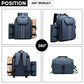 Kono Canvas Picnic Backpack - Navy Blue