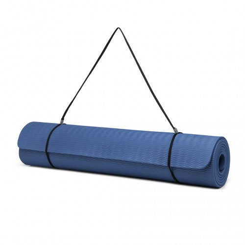 Kono TPE Non-Slip Classic Yoga Mat - Navy