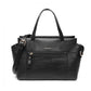 Miss Lulu Leather Look Classic Handbag - Black