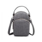 Kono Compact Multi Compartment Cross Body Bag - Grey