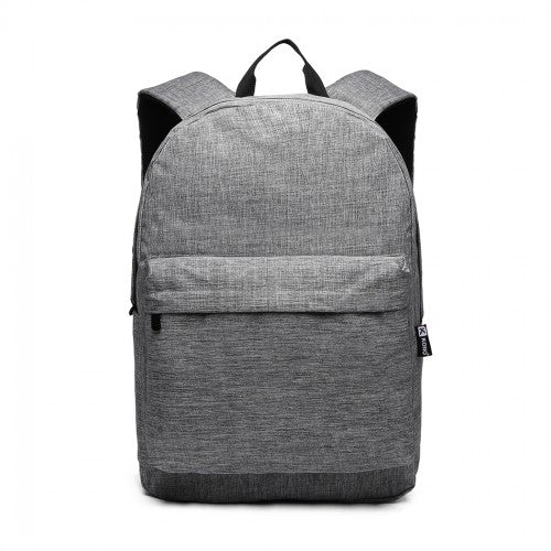 Kono Large Functional Basic Backpack - Grey