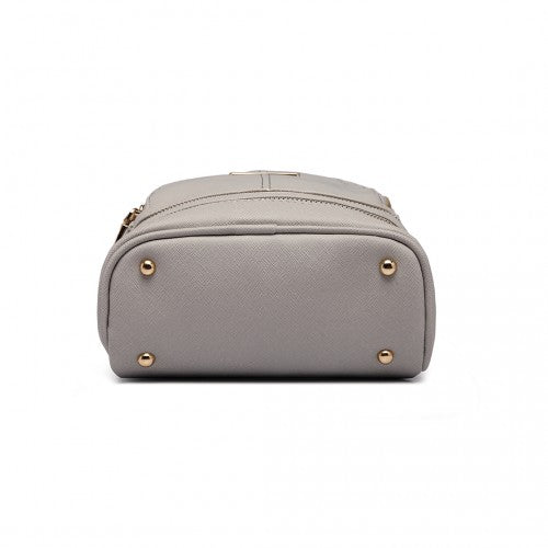 Miss Lulu Leather Look Small Fashion Backpack