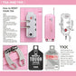 Kono 24 Inch Hard Shell PP Suitcase - Pink