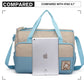 Miss Lulu Polyester 5 Pcs Set Maternity Baby Changing Bag Dot - Blue