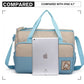 Miss Lulu Polyester 5 Pcs Set Maternity Baby Changing Bag Dot - Blue
