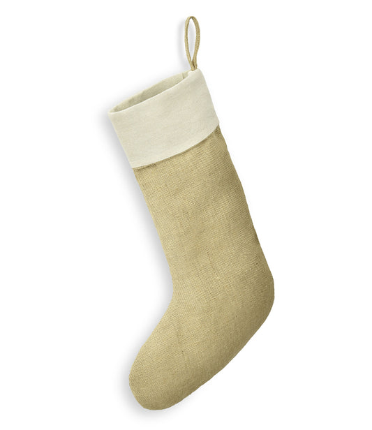 Brand Lab Jute Stocking - Natural/Cream