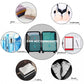 Kono 6 Piece Polyester Travel Luggage Organiser Bag Set - Blue
