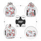 Miss Lulu Large Backpack Flower Polka Dot - White