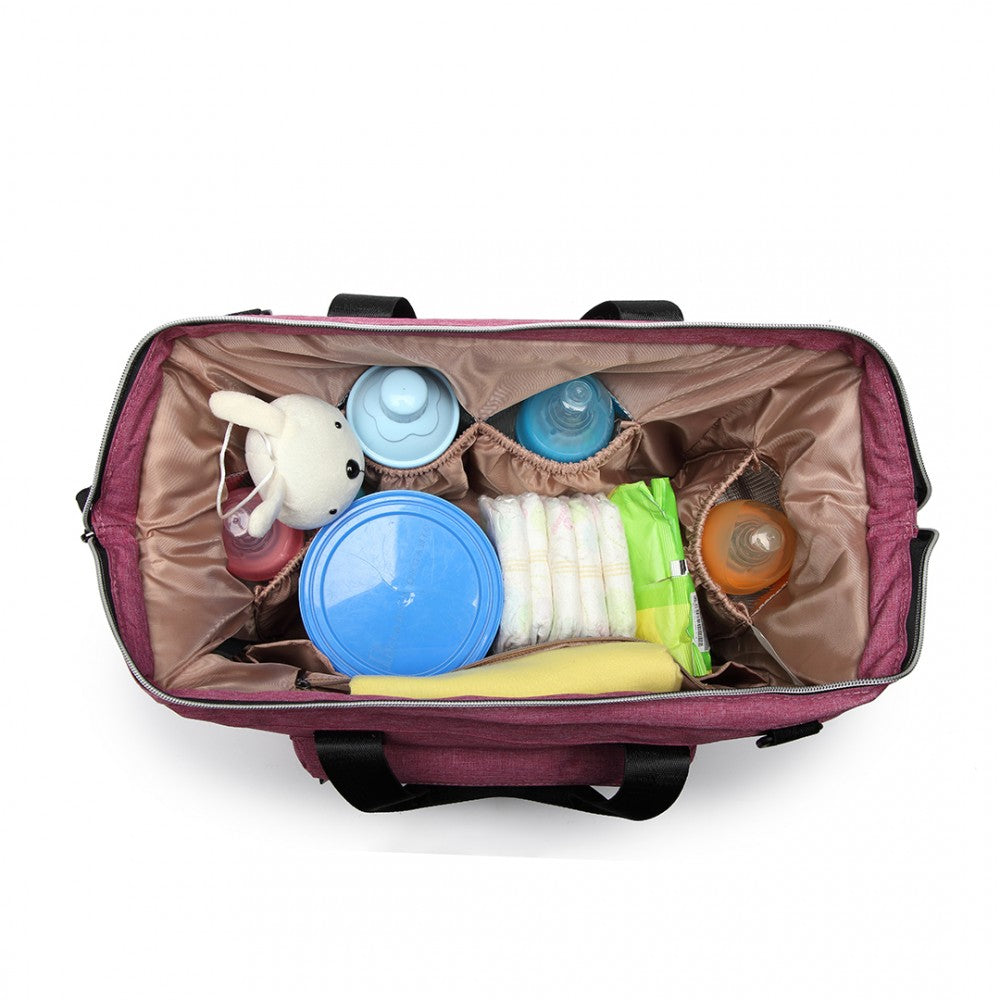Kono Maternity Baby Changing Bag Shoulder Travel Bag - Pink