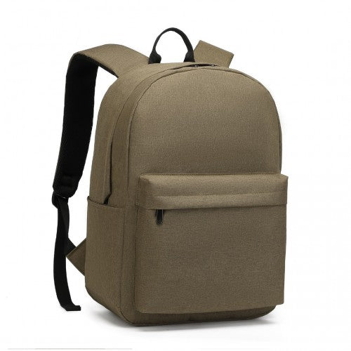 Kono Large Functional Basic Backpack - Brown