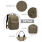 Kono Large Functional Basic Backpack - Brown