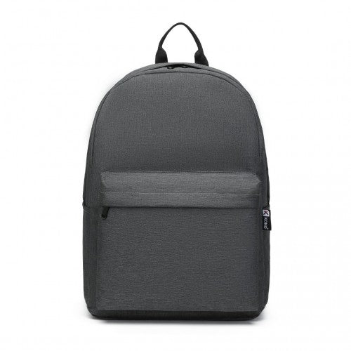 Kono Large Functional Basic Backpack - Dark Grey