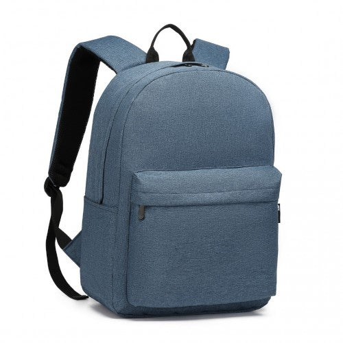 Kono Large Functional Basic Backpack - Navy