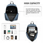 Kono Large Functional Basic Backpack - Navy