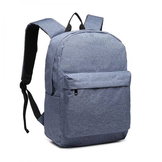 Kono Large Functional Basic Backpack - Blue