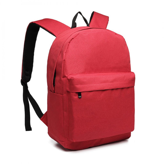 Kono Large Functional Basic Backpack - Red
