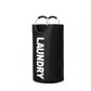Kono Collapsible Fabric Laundry Basket Hamper - Black