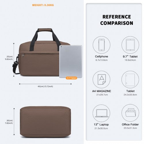 Kono Multi Purpose Men's Shoulder Bag - Brown