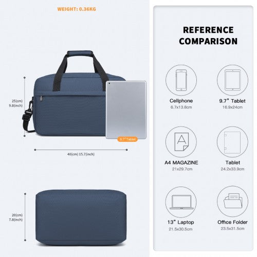 Kono Multi Purpose Men's Shoulder Bag - Navy