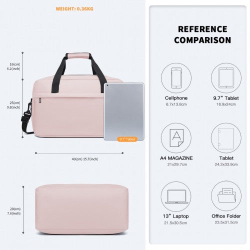 Kono Multi Purpose Men's Shoulder Bag - Pink