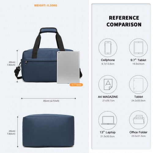 Kono Multi Purpose Men's Shoulder Bag - Navy