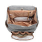 Kono Travel Baby Changing Backpack With USB Charging Interface - Grey