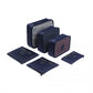 Kono 6 Piece Polyester Travel Luggage Organiser Bag Set - Navy Blue