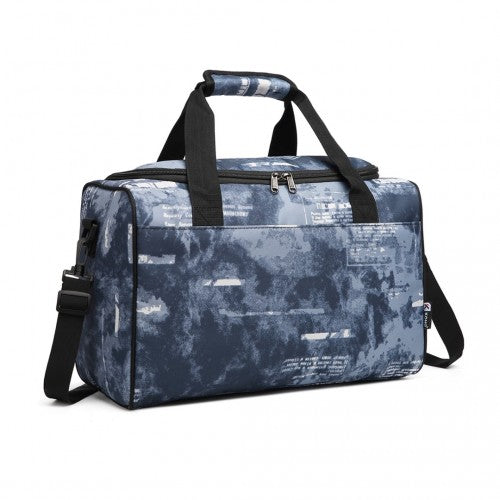 Kono Structured Travel Duffle Bag - Cloudy Blue