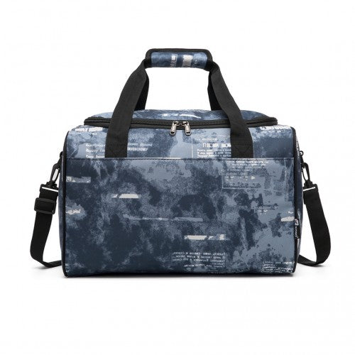 Kono Structured Travel Duffle Bag - Cloudy Blue