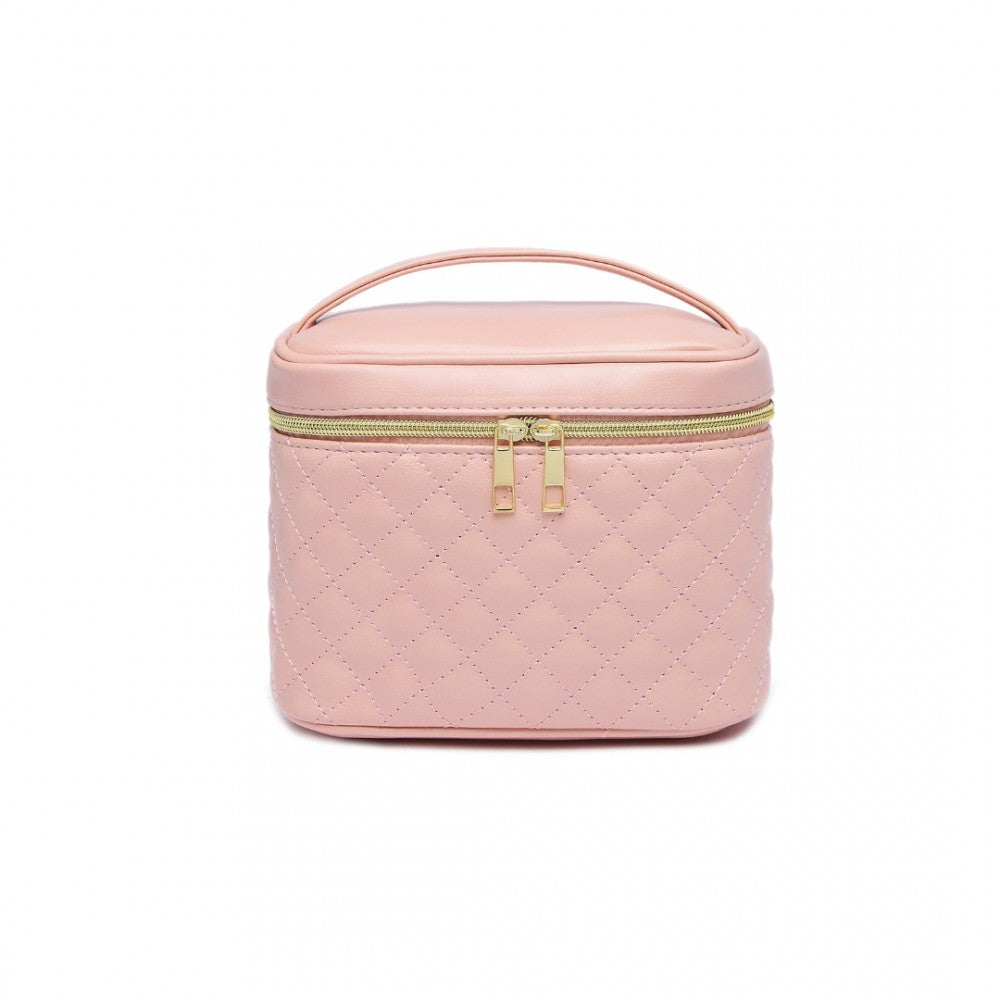 Miss Lulu Make-Up Organiser Storage Bag - Pink