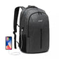 Kono Large Backpack With USB Charging Interface - Grey