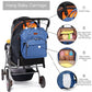 Kono Wide Open Designed Baby Diaper Changing Backpack - Blue