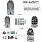 Kono Water Resistant Shockproof DSLR Camera Backpack - Navy