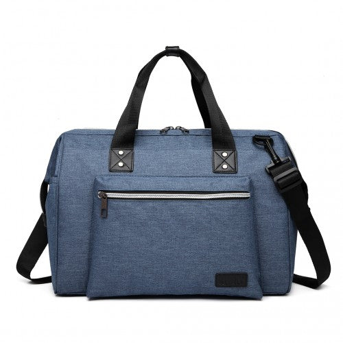 Kono Maternity Baby Changing Bag Shoulder Travel Bag Blue