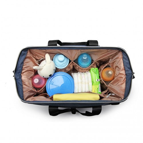 Kono Maternity Baby Changing Bag Shoulder Travel Bag Blue